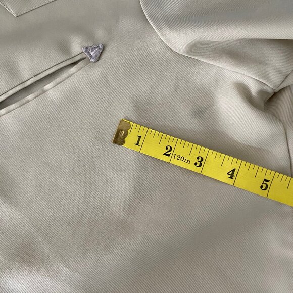 Vintage MWG Apparel Tan Westerns Best Pearl Snap Extra Long Tails Shirt Mens XL - Picture 6 of 8